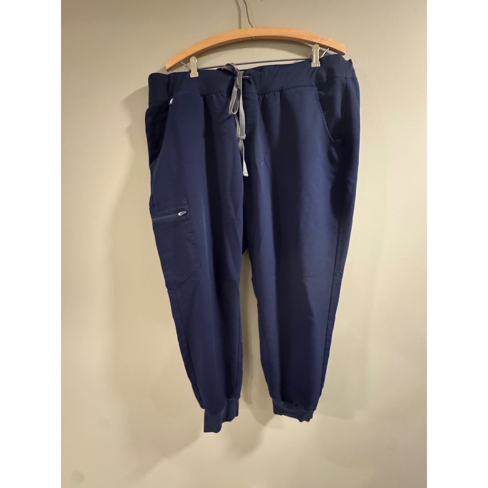 FIGS Scrub Pants Zamora Jogger XXL Petite Navy Blue Women's